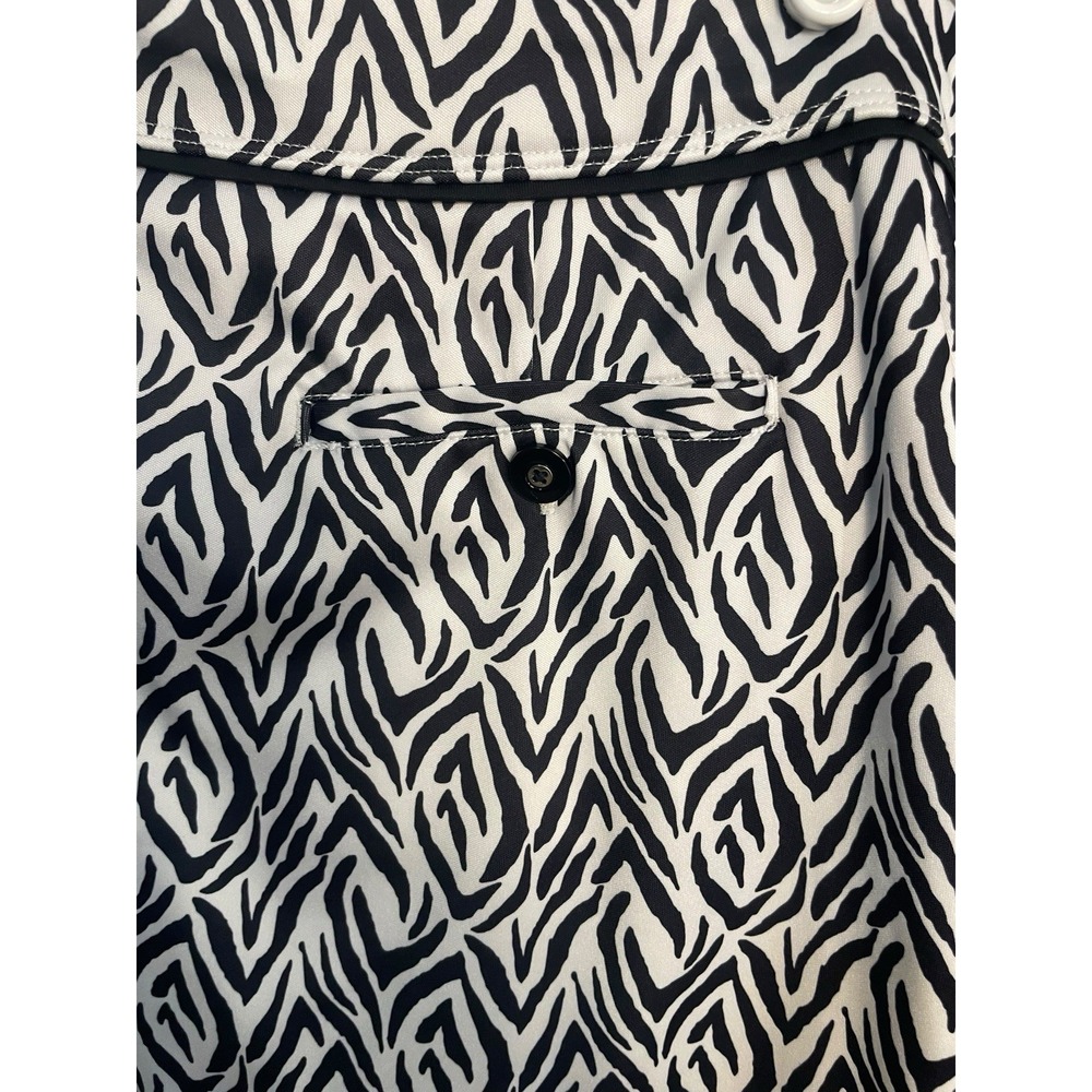gg blue women golf skort Size Medium Black-And-White Design - Picture 4 of 7